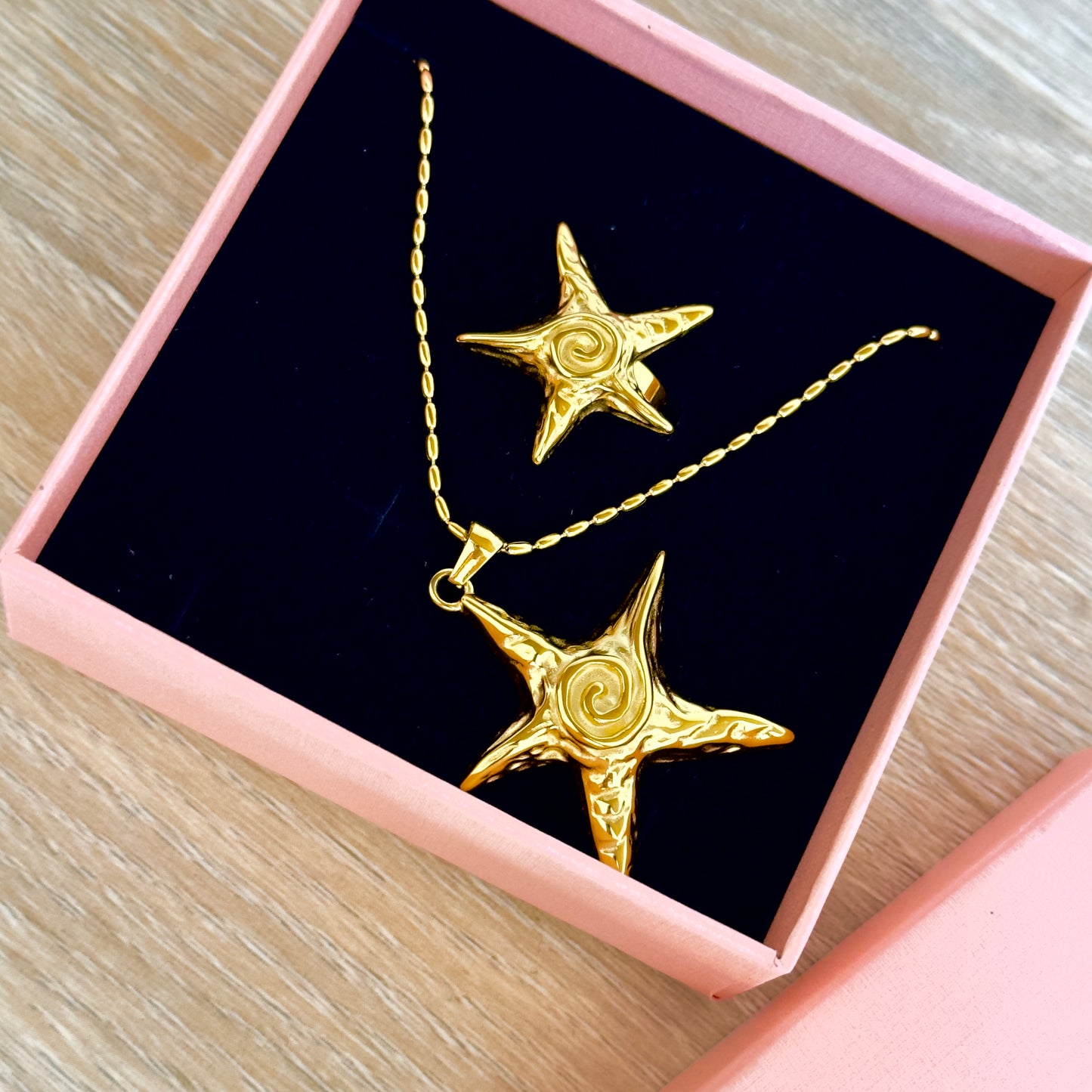 Star Necklace + Ring Set