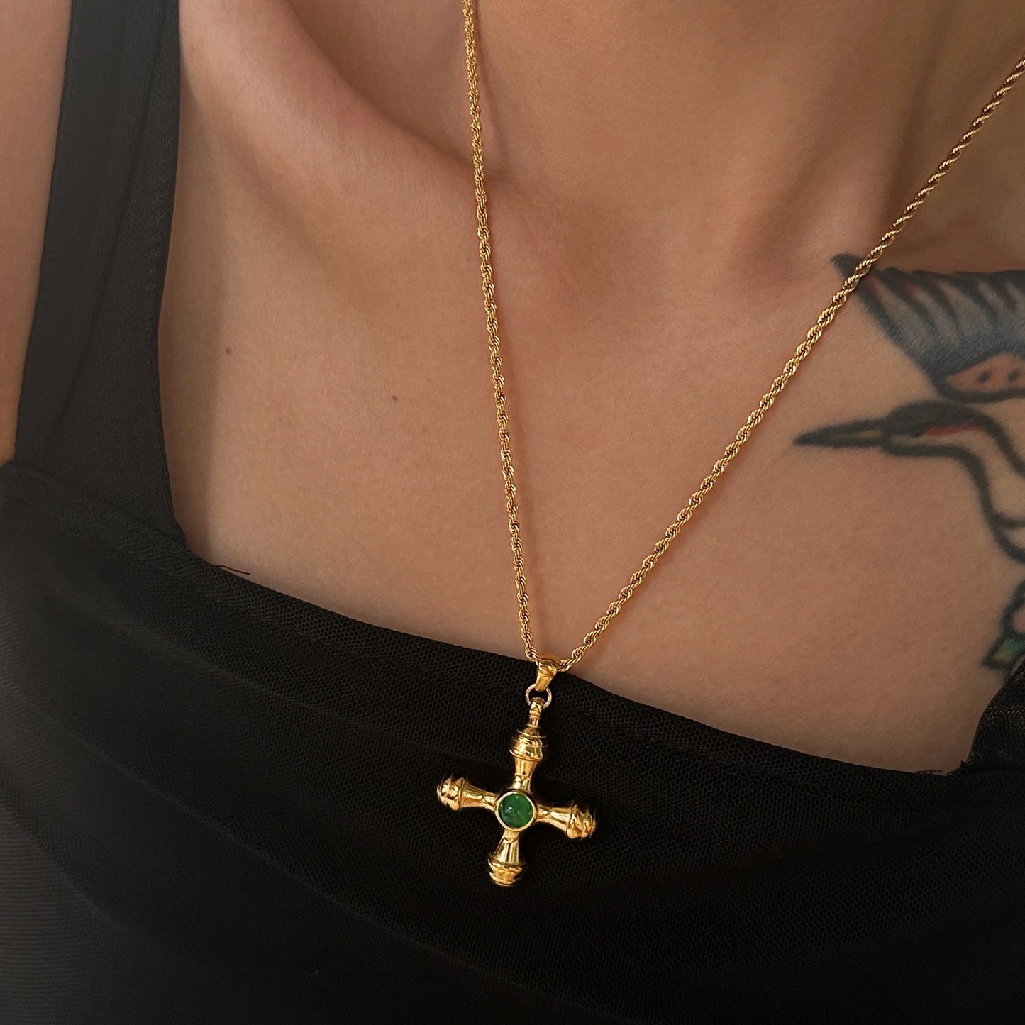 Xanthe necklace | vintage 18K gold