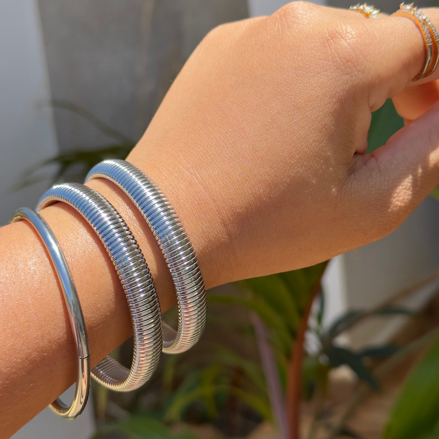 Gypsy Bangle | Silver