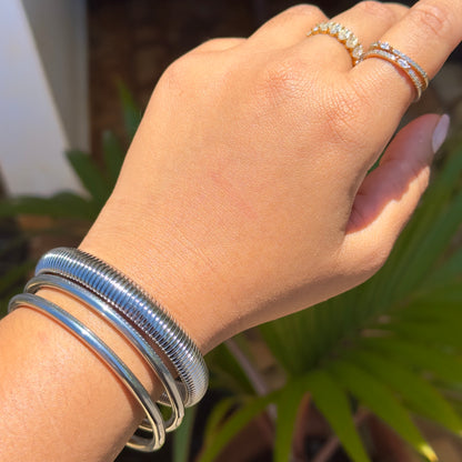 Cassi Bangle | Silver