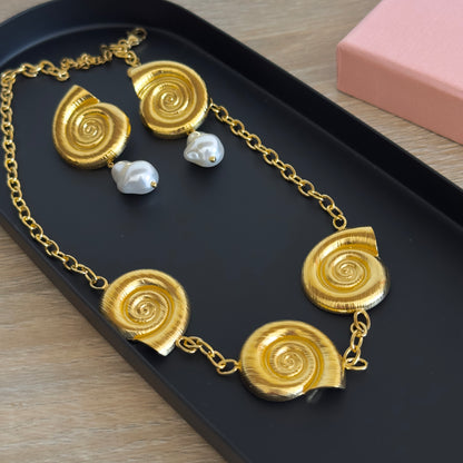 Nerissa Necklace + Earrings Set