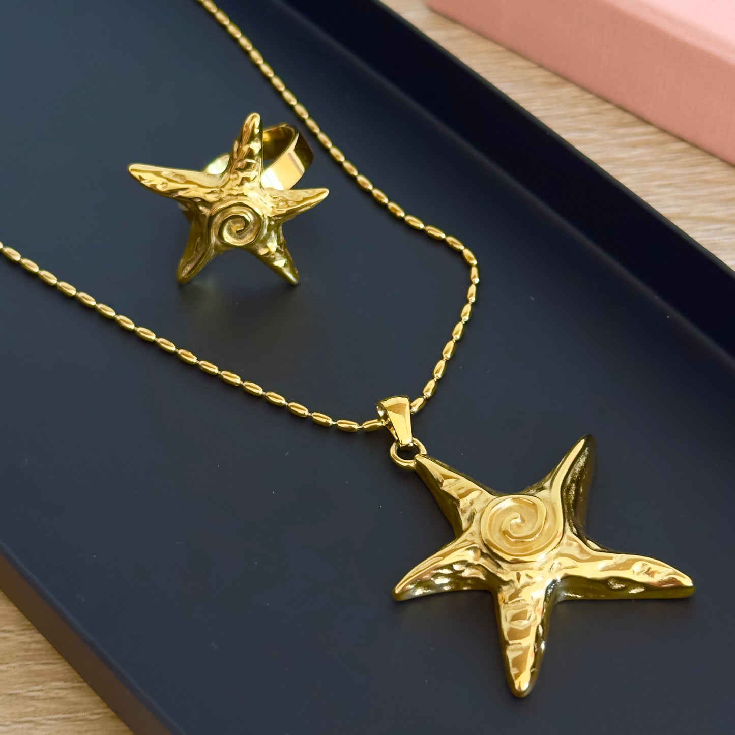 Star Necklace + Ring Set