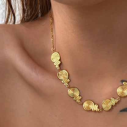 Verone necklace | 18 K gold plated