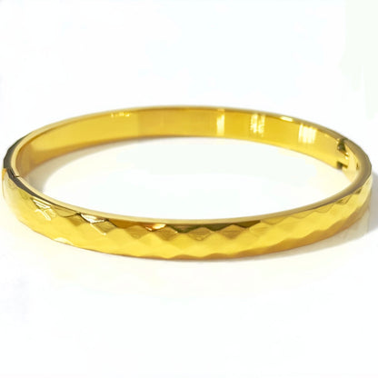 Dona bangle | 18 k gold plated