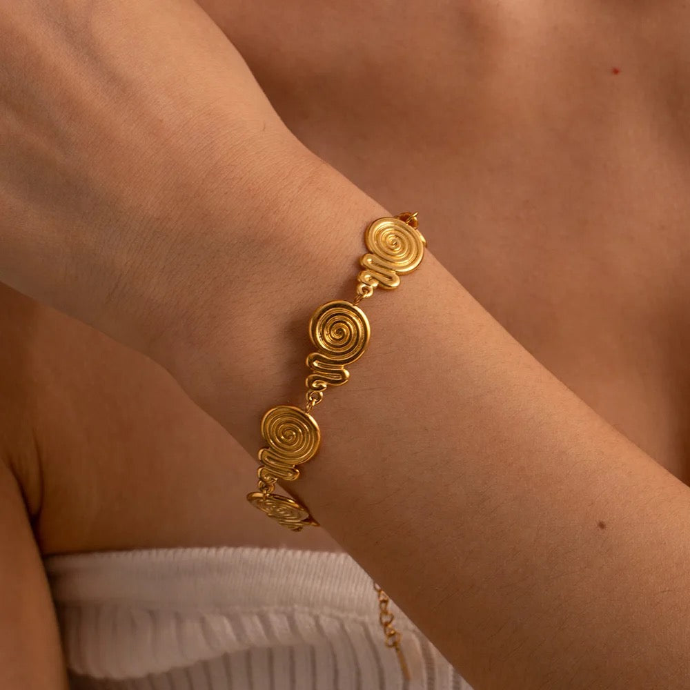 Verone bracelet | 18 K gold plated