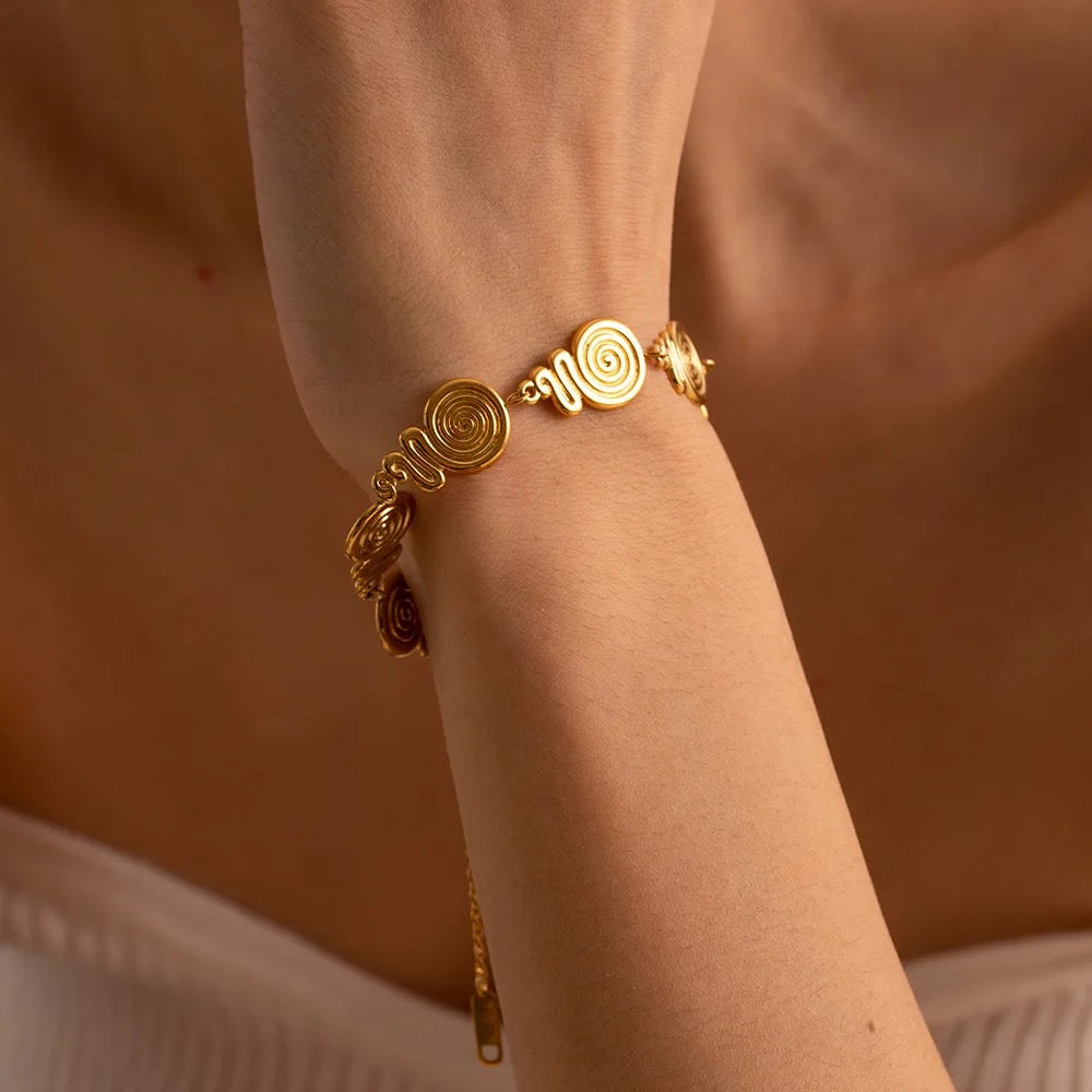 Verone bracelet | 18 K gold plated