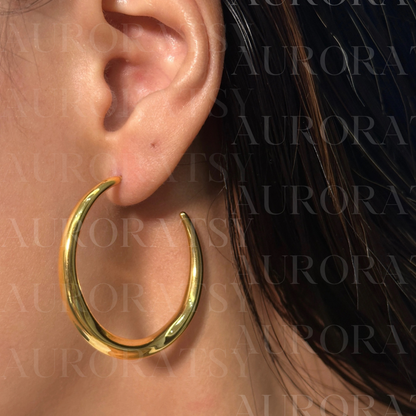 Sky Hoop Earrings