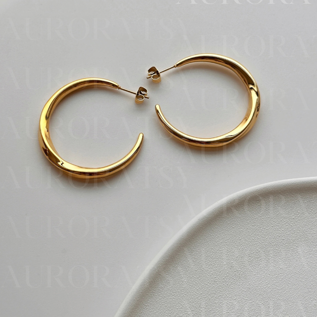 Sky Hoop Earrings