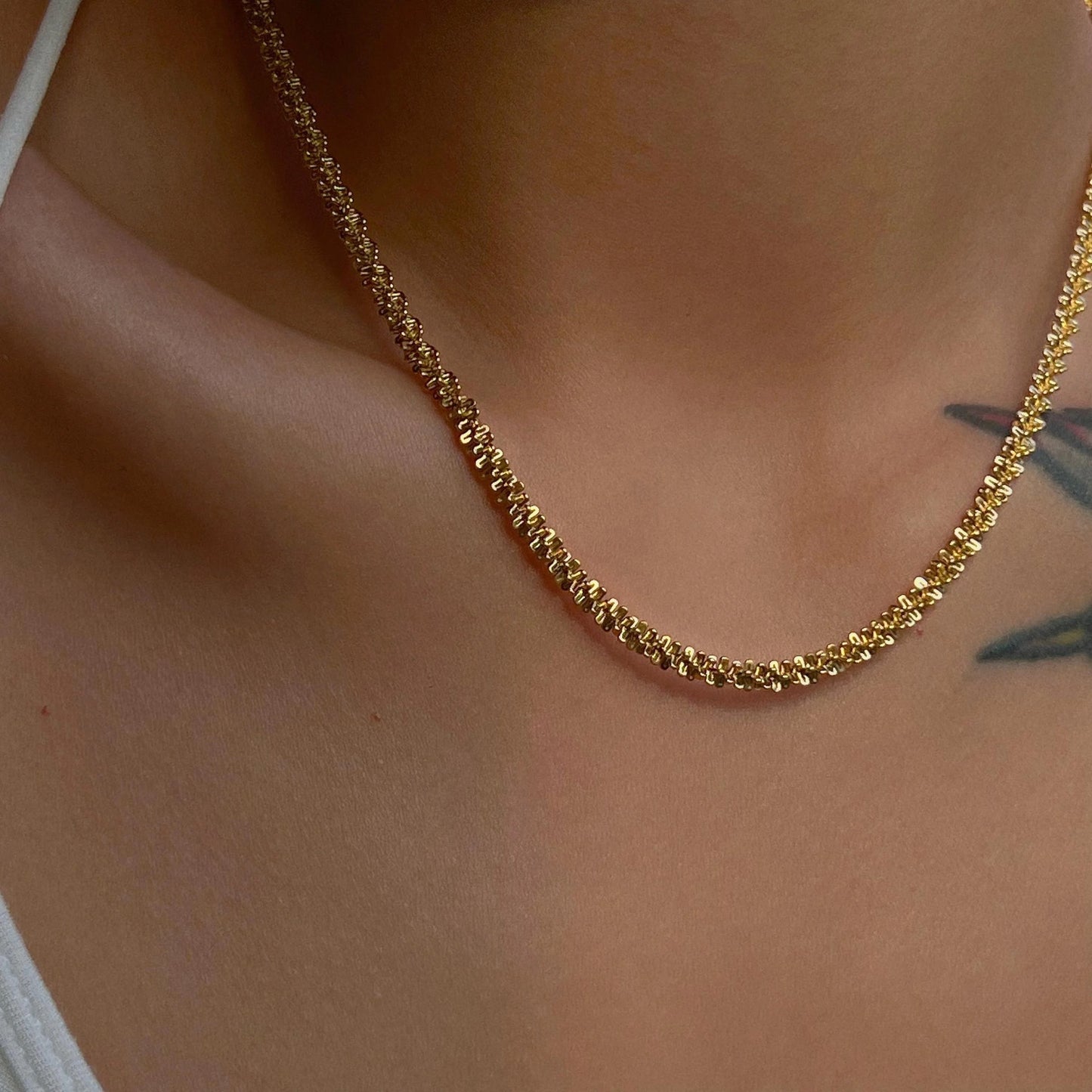 Calista necklace | 18 K gold plated